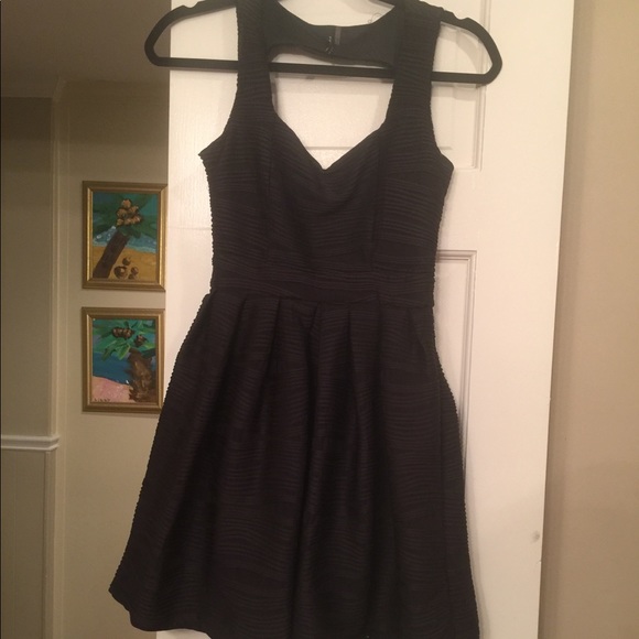 Black dress with cutout back WORN ONCE - Picture 1 of 3